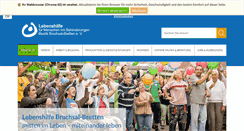 Desktop Screenshot of lebenshilfe-bruchsal.de